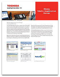 Strata Media Application Server Data Sheet