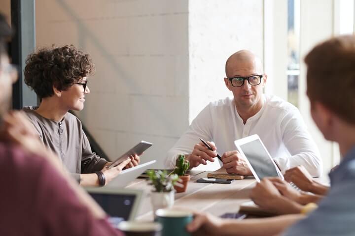 tech startup team meet up - About Us