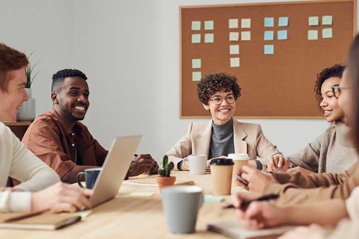 tech startup team member meeting - About Us